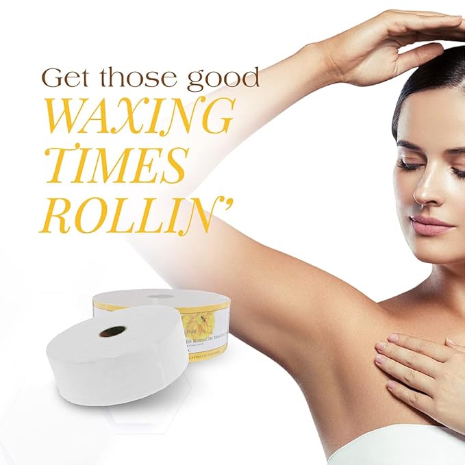 GiGi Epilating Roll for Hair Waxing/Hair Removal, Natural Muslin Epilating Roll, 2.5” by 100 yds