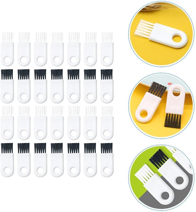 30pcs Electric Shaver Brush Mustache Trimmer Cleaner Brush for Women Razor Duster Facial Razor Cleaning Tool Mini for