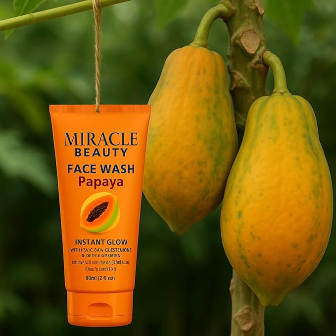 MACARIA Miracle Beauty Papaya Daily Routine face wash Cleanser for Acne for men