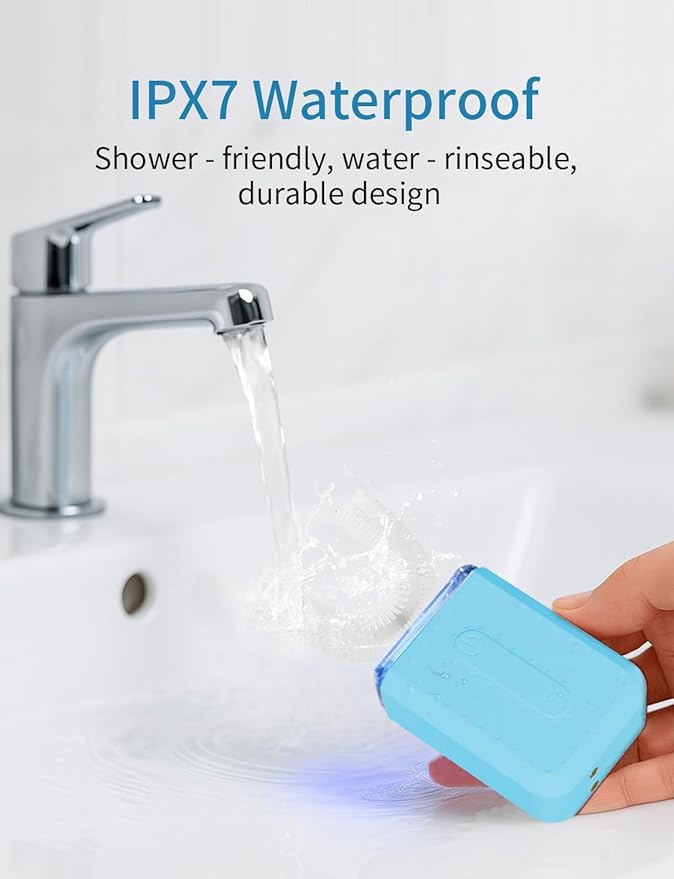 U-Shaped Electric Toothbrush, 4 Modes, 60-Second Clean, Magnetic Contact Charging, Travel-Friendly