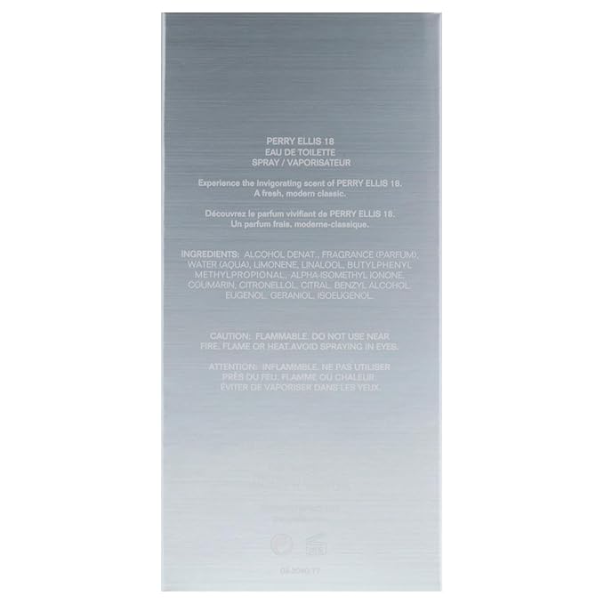 Perry Ellis 18 for Men - 6.8 oz EDT Spray