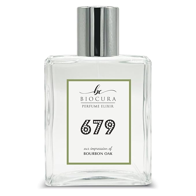 BC Perfume 679 Inspired by Emra Bourbon Oak For Men Replica Fragrance Dupes Eau de Parfum Spray Bottle 3.4 Fl Oz/100ml-X1