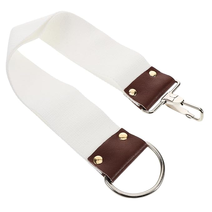 Professional Dual Layer Canvas Sharpening Strop for Straight Maintenance Portable Shaving Belt Reduces Discomfort Maintains Sharpness for Barbers and Home Use