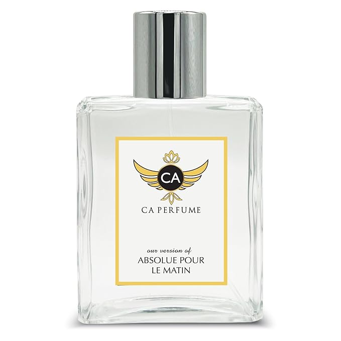 CA Perfume Impression of Absolue Pour Le Matin For Unisex Citrus Aromatic Fragrance Long Lasting Perfume Eau De Parfum 3.4 Fl Oz 100ml
