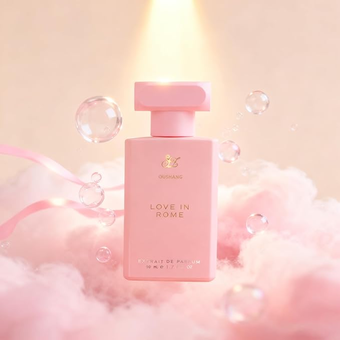 Love in Rome Perfume for Women and Men, Vanilla Fruity Woody Scent, Elegant Romantic Fragrance, Long Lasting 8+ Hours Extrait de Parfum