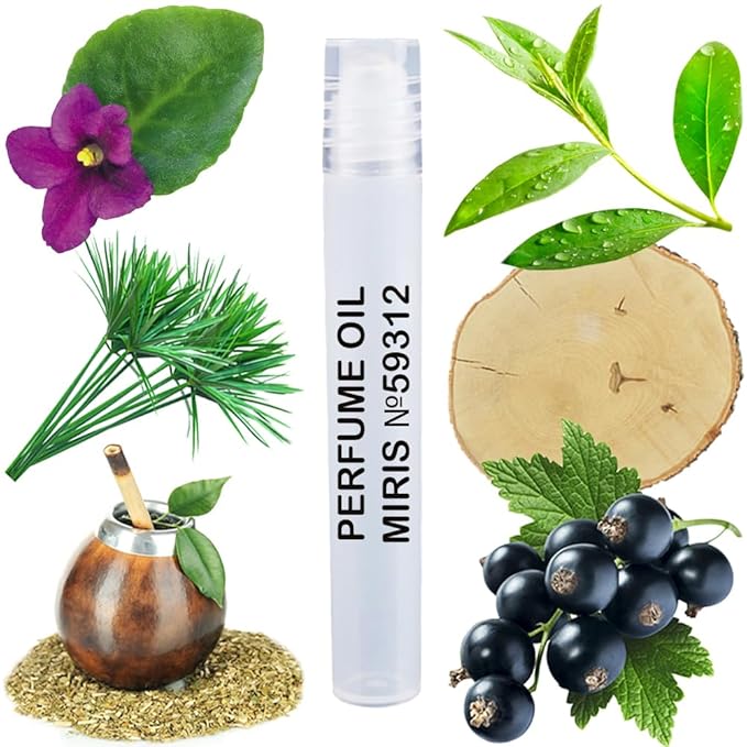 MIRIS No. 59312, Inspired by Mixed Emotions, Long-Lasting Unisex Perfume Oil for Women & Men Roll-On, Rollerball 0.34 Fl Oz / 10 ml
