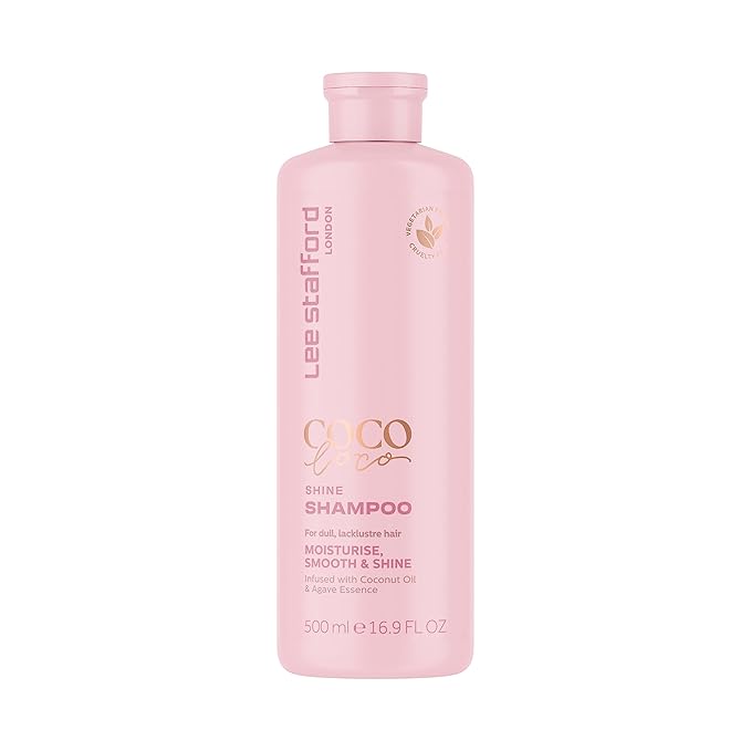 Lee Stafford Coco Loco Shine Hair Shampoo | Cleanser For Hair Shine Smooth Silky Hair | Nourishing Shampoo | Breakage Control