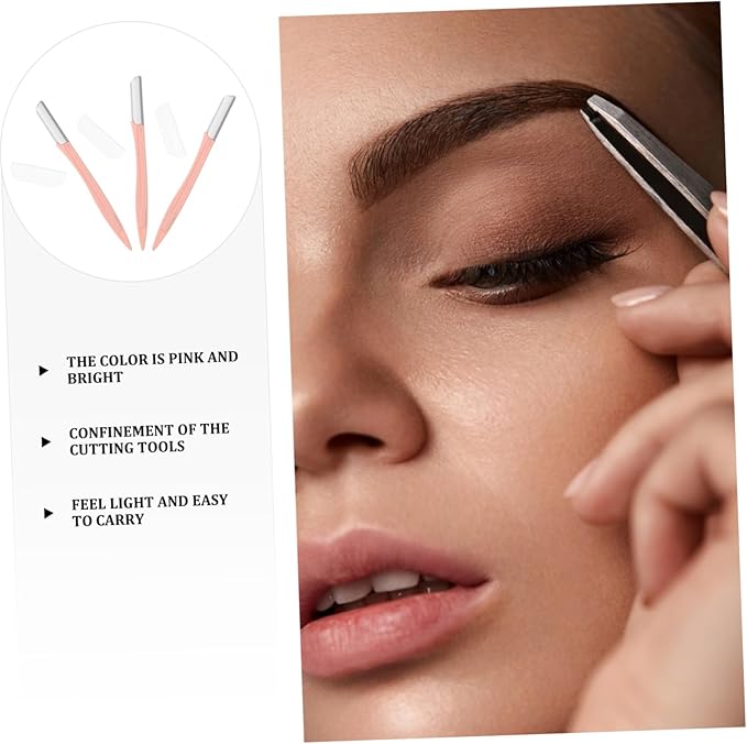 FRCOLOR 6pcs Eyebrow Trimming Tools Eyebrow for Gentle Facial Hair Removal Precision Brow Shaper Safe and Design