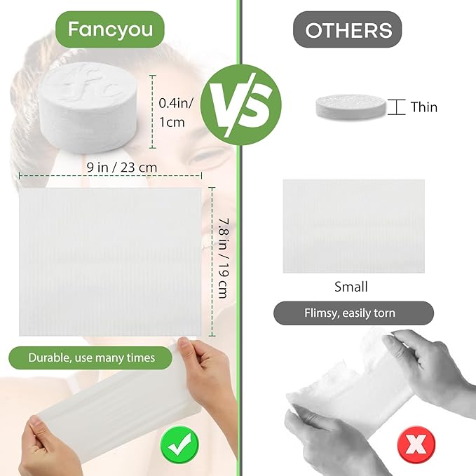 Compressed Towel 100 PCS Disposable Face Towels, Mini Portable Tablets Coin Tissue Compressed Cotton Hand Wipe Disposable Washcloths for Travel Camping Home Outdoor