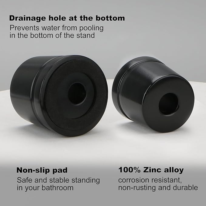Safety Razor Stand, Safety Razor Holder (Matte Black)
