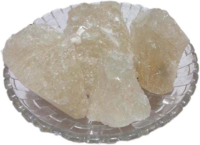 White Phitkari Block 4oz | Natural White Alum Crystal | Pure Fitkari Stone for Shaving, Water Purification, and Skin Care Uses