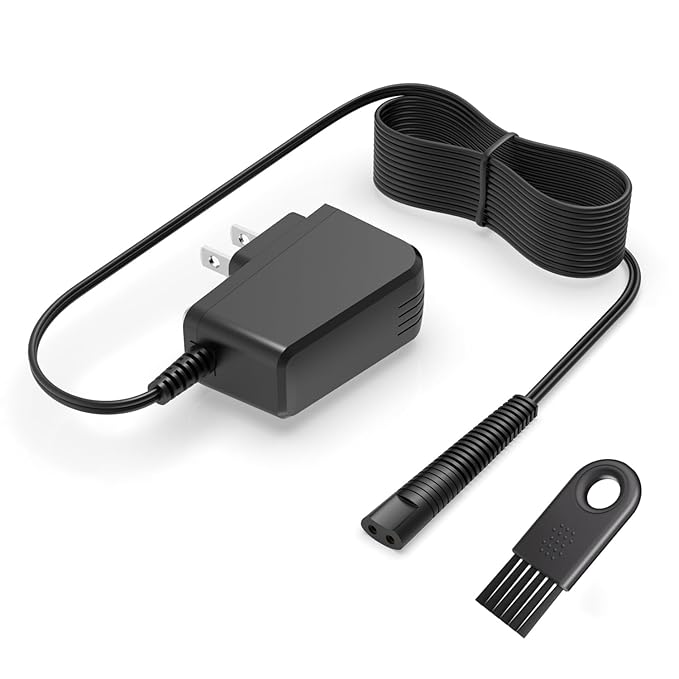 Charger Cord Fit for Braun Shaver Series 7 9 3 5 1 9290cc 9095cc 3040s 310s 340S S9 S7 S5 Pro, Power Replacement for Braun Electric Razor Adapter