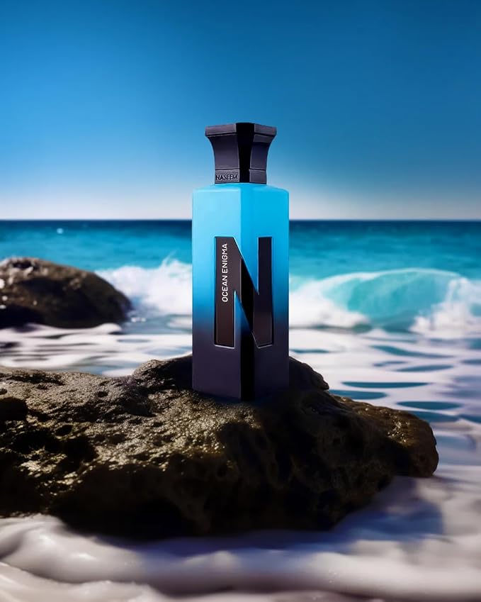 NASEEM Ocean Enigma Eau de Parfum 75 ml - Unisex Fragrance for Men and Women with Fresh Citrus, Spicy, and Woody Notes - Ideal Scent for Daily Wear and Special Occasions, Refreshing Aroma