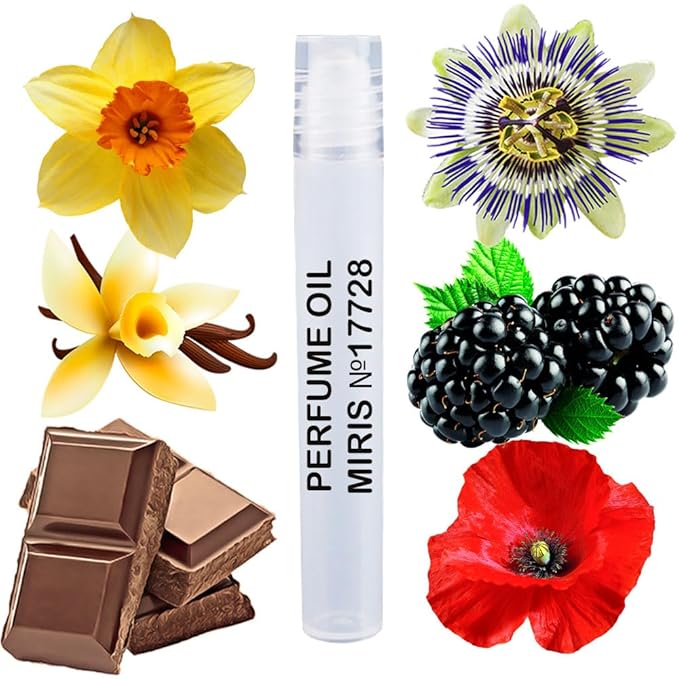 MIRIS No. 17728, Inspired by One Shock For Her, Long-Lasting Perfume Oil for Women Roll-On, Rollerball 0.34 Fl Oz / 10 ml