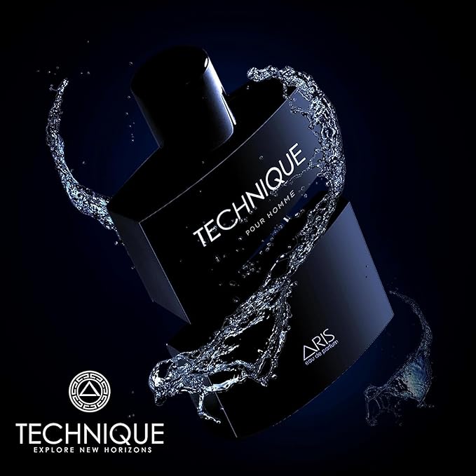 ARIS Technique Eau de Parfum – Long-Lasting Sandalwood and Woody Fragrance for Men – 100mL Perfume Spray with Bonus 15mL Perfume Sample (Randomly Selected)