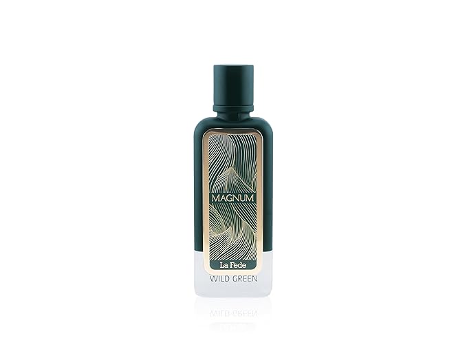 La Fede Magnum Wild Green Arabian Perfume for Men 100ML (3.4 OZ),Eau De Parfum Spray, Long Lasting Perfume, Enjoy the Luxurious & Sophisticated Fragrance With Fruity Scent for All Occasions