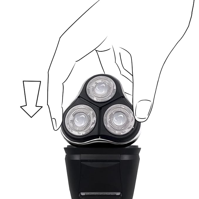 Shaver Replacement Blade for 3D floating shaving Waterproof Electric Razor Replacement Heads Bald Replacement Heads Razor Blades