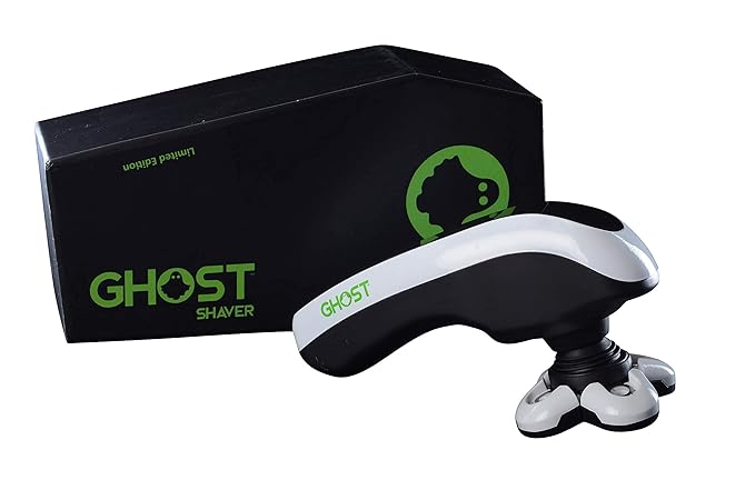 Ghost Shaver Electric Razor - Wet/Dry 5 Head Cordless USB/C Type Plug Rechargeable Rotary Shaver