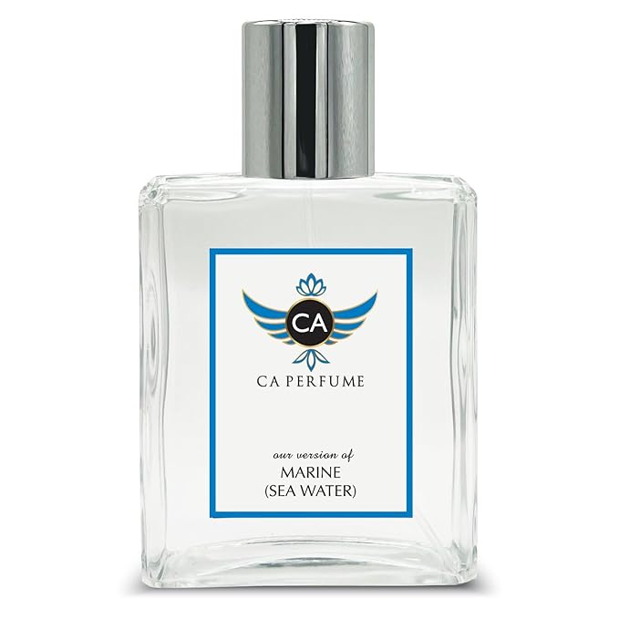 CA Perfume Impression of Marine Sea Water For Unisex Aromatic Fragrance Long Lasting Perfume Eau De Parfum 3.4 Fl Oz 100ml