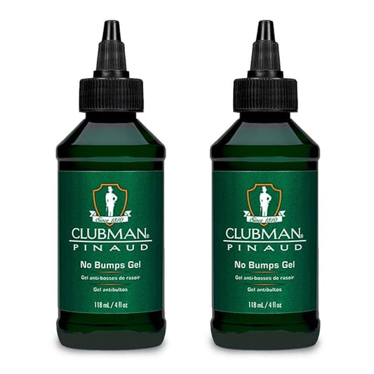 Clubman Pinaud Shave Gel No Bumps After Shave for Men Sensitive Skin 4 oz 2 pack