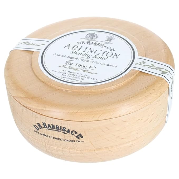 D.R. Harris & Co. Ltd., Arlington Shave Soap - Beech Bowl, 100 Gram