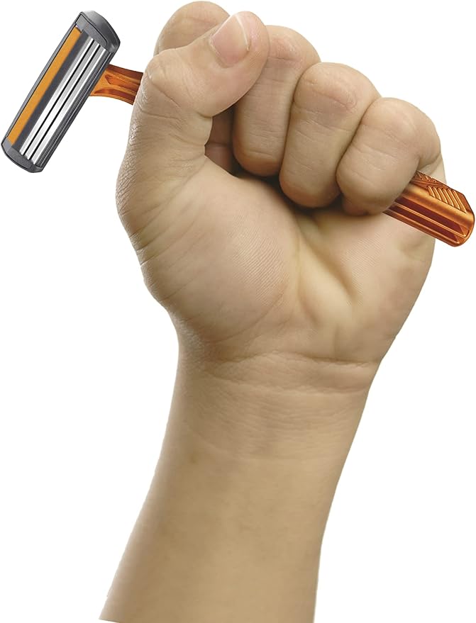 BIC 3 Sensitive, Men's Disposable Razors, Fixed Head Triple Blade for a Close Shave, Bundle of 4 Packs of 4