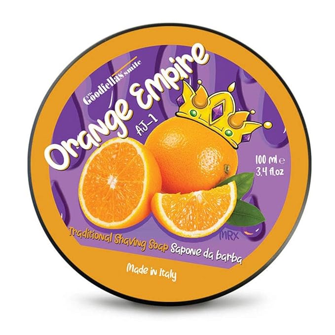 The Goodfellas' smile, Orange Empire Shave Soap and Afltershave Splash Bundle, Made in Italy