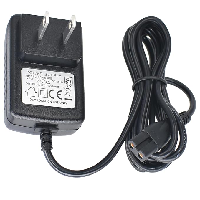 Replacment Charger for BaByliss PRO Trimmer, 4.5V Power Adapter Compatible with BaByliss Hair Clippers Model PRO FX870 FX788 FX787 FXSSM FX820 FX726 FX825 Shaver Charging Cord