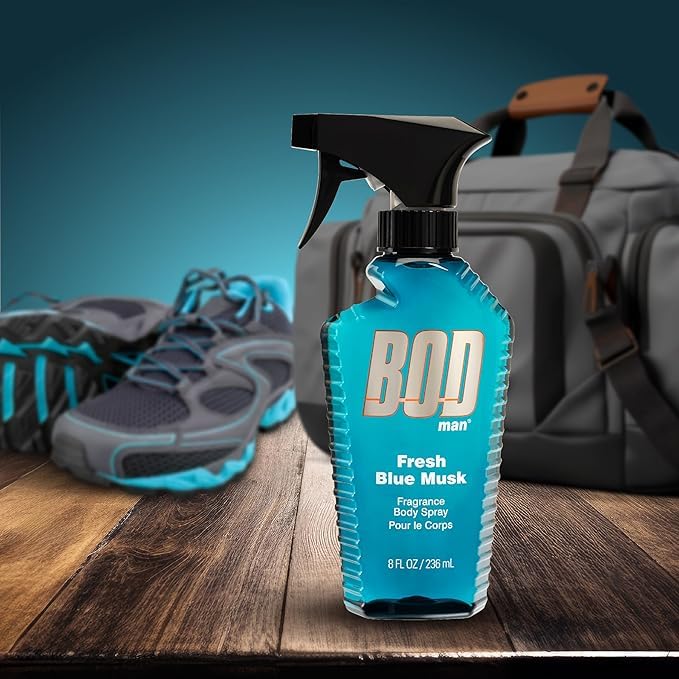 Parfums de Coeur Bod Man Fresh Blue Musk Body Spray 8 oz