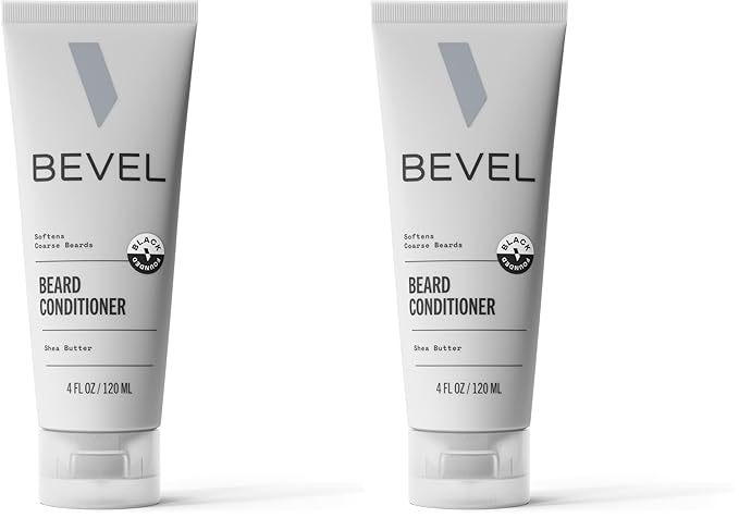 Bevel Beard Conditioner for Men – Nourishing Beard Care Lotion with Coconut Oil,Shea Butter & Aloe Vera to Soften & Strengthen Hair,Helps to Reduce Breakage,4 Fl Oz,(Pack of 2)