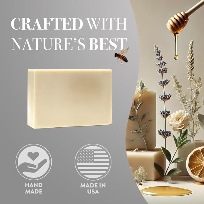 Spearmint Tallow Soap – Smooth, Sweet Mint Bar Made with Grass-Fed Tallow & Organic Spearmint Essential Oil – Naturally Refreshing – 3 Pack