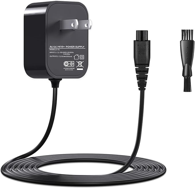 5V Charger for PA-0510N for Remington Shaver HC5870 HC4250 PF7500 PF7600 PG6250 PG6255 PG6170 PG6171 XF8550 XF8700 XR1400 XR1430 HC5950 Power Cord