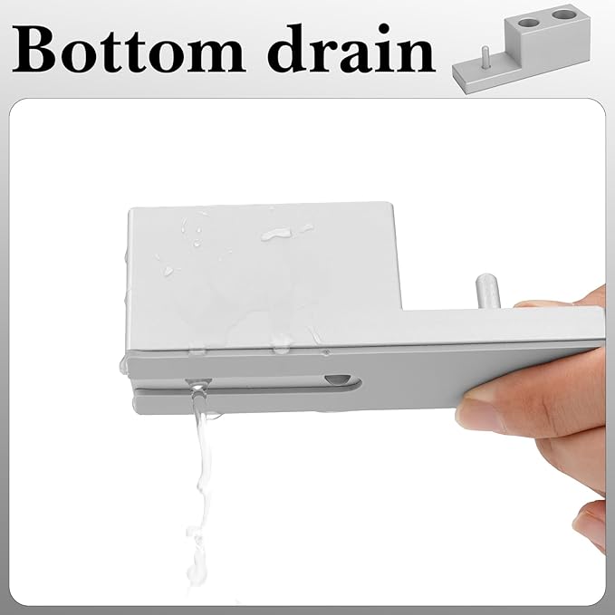 Linkidea Aluminum Alloy Razor Stand with Drainage Base , Compatible with Vikings Blade, Merkur Safety Razors, Collector Display Stand & Bathroom Organizer Gift for Men (Silver)