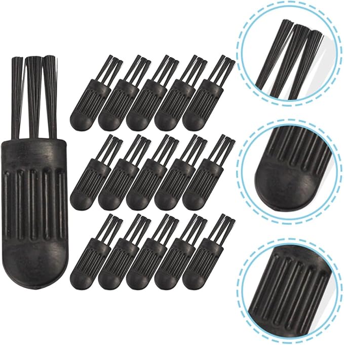 Zerodeko 100pcs Replacement Electric Razor Cleaning Brushes for Nose Hair Trimmer and Shaver, Mini Trimmer Cleaning Tool with Soft Bristles for Men’s Personal Grooming and Shaving