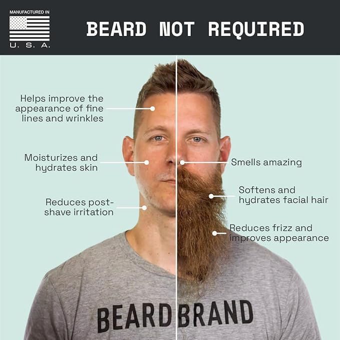 Beardbrand Beard Oil for Men with Jojoba & Vitamin E – Softens Stubble, Conditions Skin & Promotes Beard Growth | Norse Winter Scent | 4 fl oz