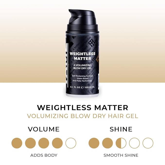 MANE TAME Weightless Matter - Volumizing Blow Dry Hair Gel 3.4oz