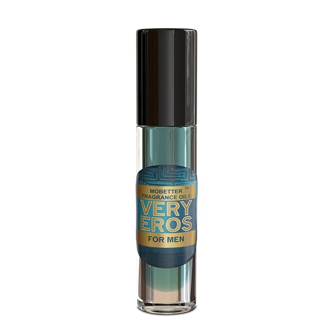 Very Eros Men Cologne Body Oil, Travel Size - Long Lasting Fragrance, Inspired By Eros Men