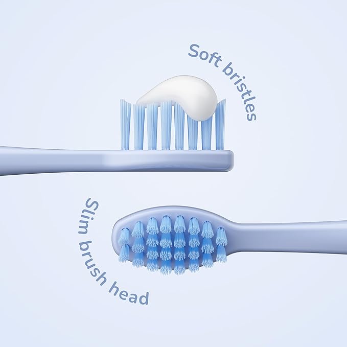 ORDO Squishmallows Toothbrush, Sonic Battery Toothbrushes for Kids, Soft Bristles, Extra Brush Head Inc, Gift for Kids Aged 4 Years and Up, Battery Included, Samir