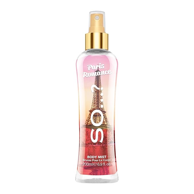 Paris Romance Body Mist by So…? - Fruity Floral Perfume for Women with Over 800 Sprays - Body Spray - Ideal Gifts for Women - 6.9 oz