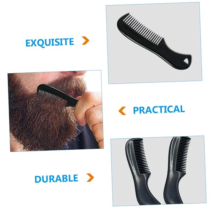 30pcs Beard Comb for Men Curly Hair Comb Men's Styling Tool Mustache Grooming Accessory