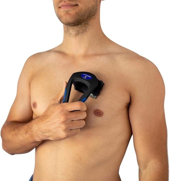 Bakblade Body Grooming, Bodblade Ergonomic Shaver, Shaving Chest, Arms & Stomach Region