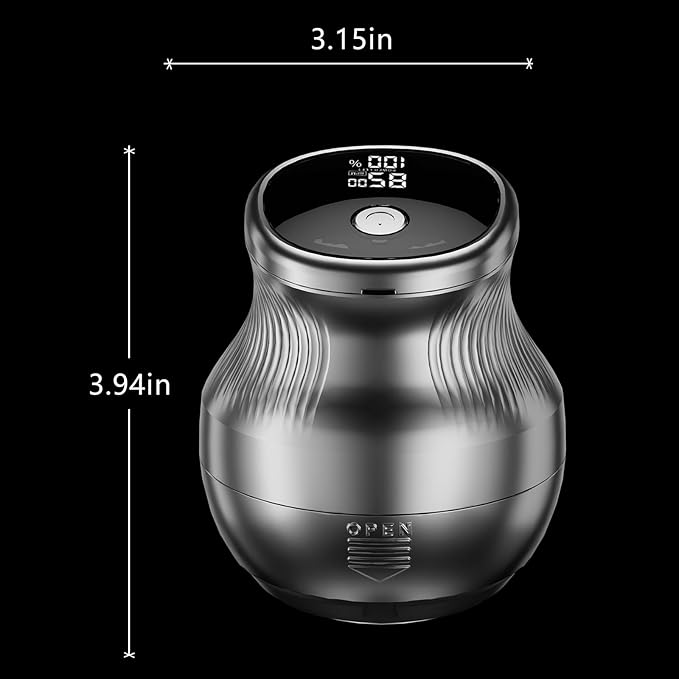 Head Shavers for Bald Men Waterproof Electric Razor Electric Shaver for Men Rechargeable Bald Head and Face Shaver Cordless Razor Wet/Dry Shaving with LED Display with Type-C Charge