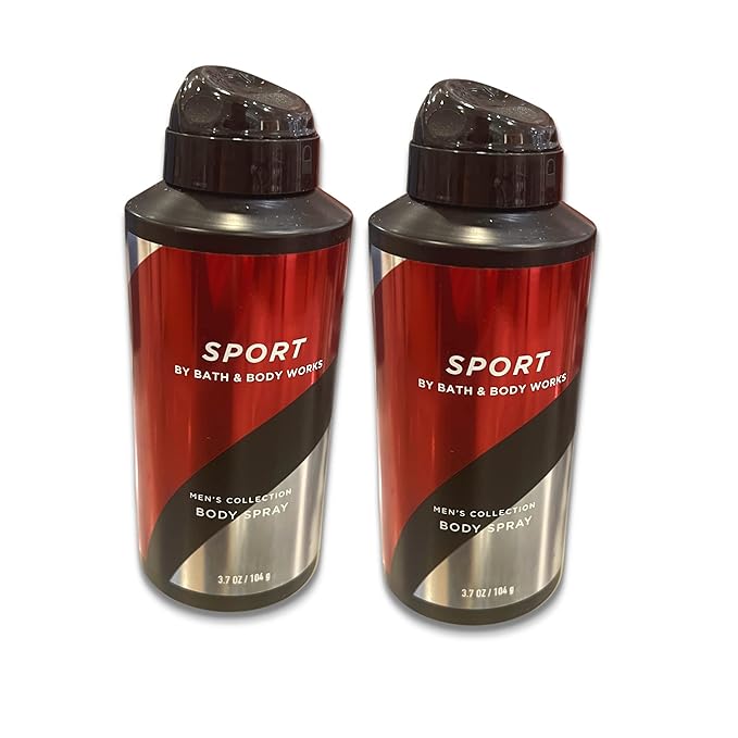 Bath & Body Works Sport Body Spray - Men's Collection - 3.7 oz (Pack of 2)