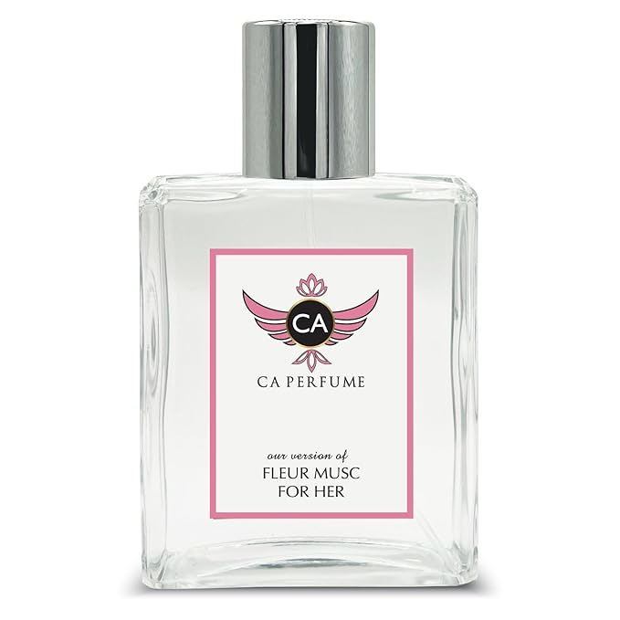 CA Perfume Impression of Fleur Musc For Her For Women Floral Woody Musk Fragrance Long Lasting Womens Perfume Eau De Parfum 3.4 Fl Oz 100ml