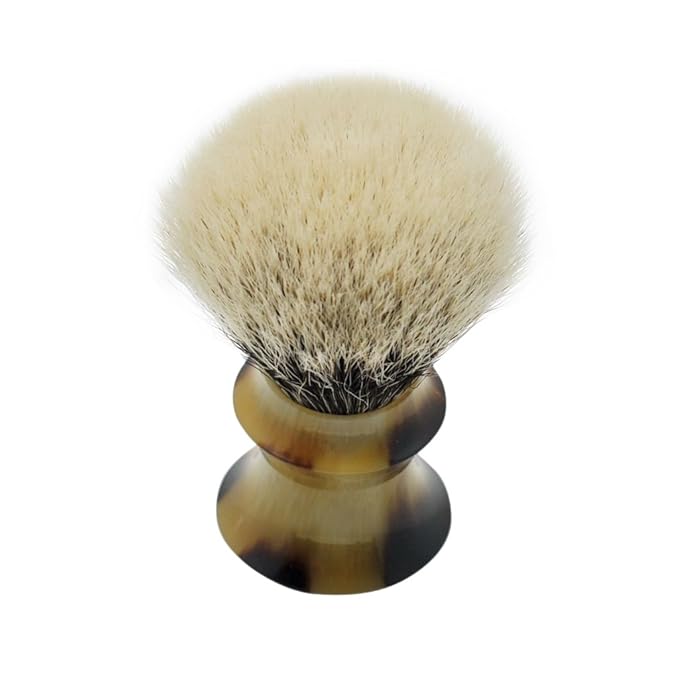 Handmade 2 Band Finest Badger Hair Shaving Brush by Frank Shaving Free Drip Stand