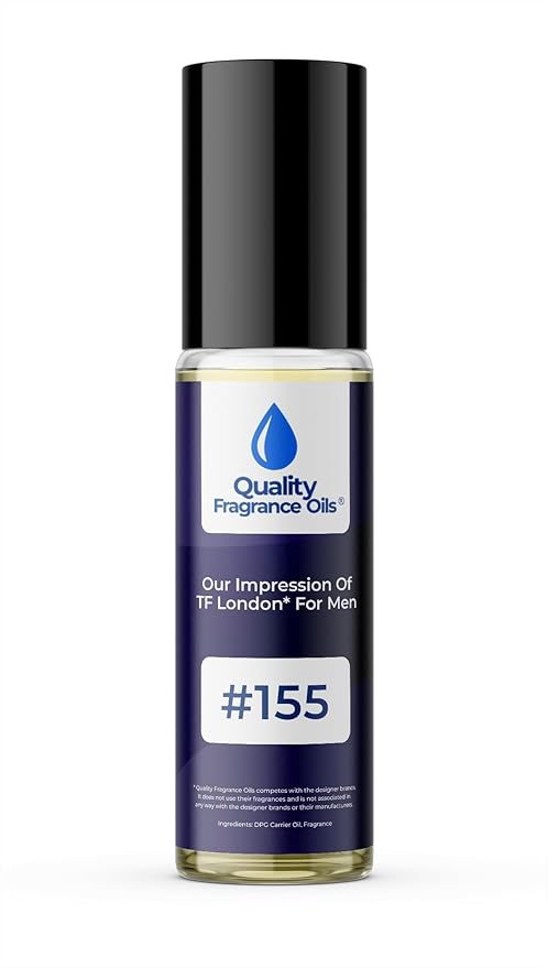 Quality Fragrance Oils' London for Men Impression #155 | Long-Lasting Perfume Oil, Alcohol-Free, Strong Scent, 10ml Roll-On | Affordable Alternative to Designer Fragrances