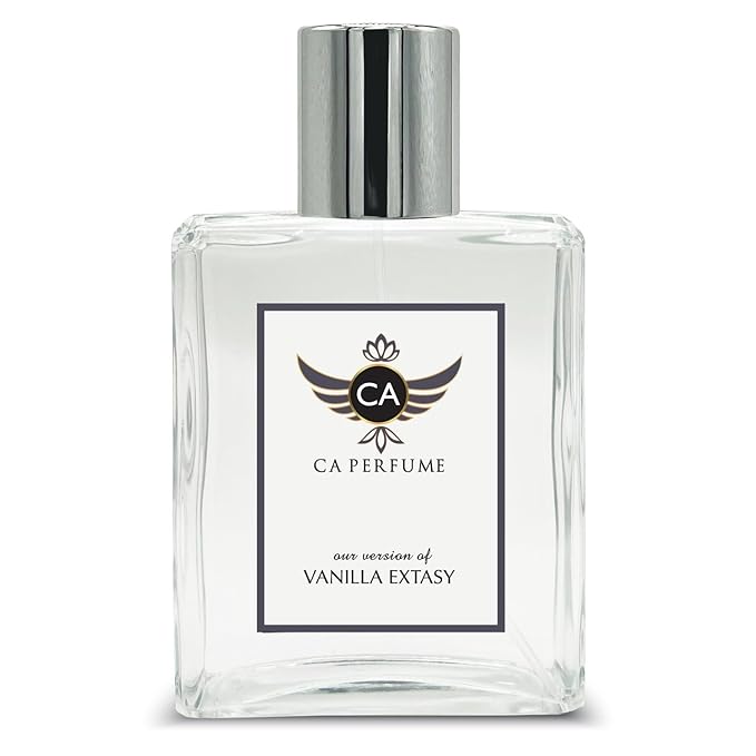 CA Perfume Impression of Vanilla Extasy for Women Eau De Parfum Amber Vanilla Scent Long Lasting Perfumes for Women Signature Scent for Day and Night Wear 3.4 Fl Oz 100ml