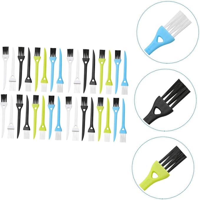 FOMIYES 108pcs Electric Shaver Cleaning Brush Cleaner Non-Shedding Hair Brush for Precision Cleaning Hard Reach Areas Comfortable Grip for Salon Personal Use