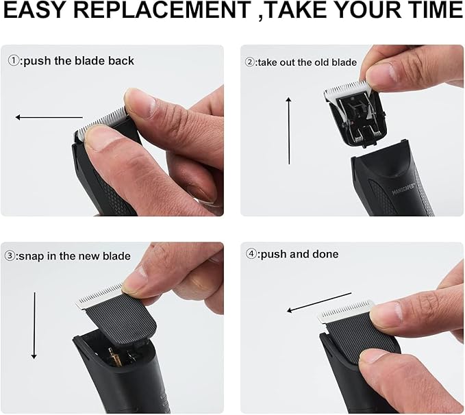 Trimmer Replacement Blades Compatible with Manscaped Lawn Mower 4.0, 3.0 & 2.0 Hair Trimmers