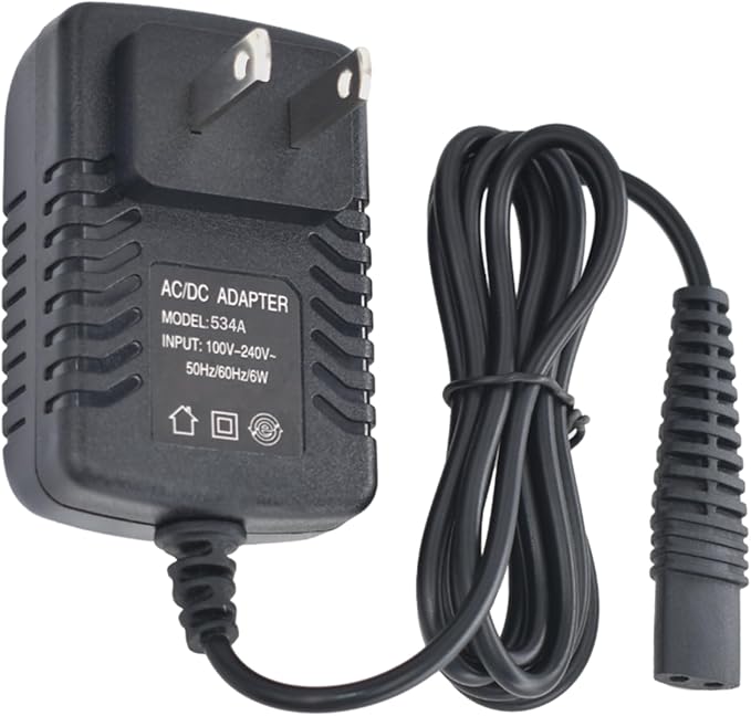 Replacment for BaByliss PRO Shaver FXFS2 Charger, 4.5V Power Adapter Compatible with BaBylissPRO Barberology Cordless Metal Double Foil Shaver FXFS2 Charging Cord